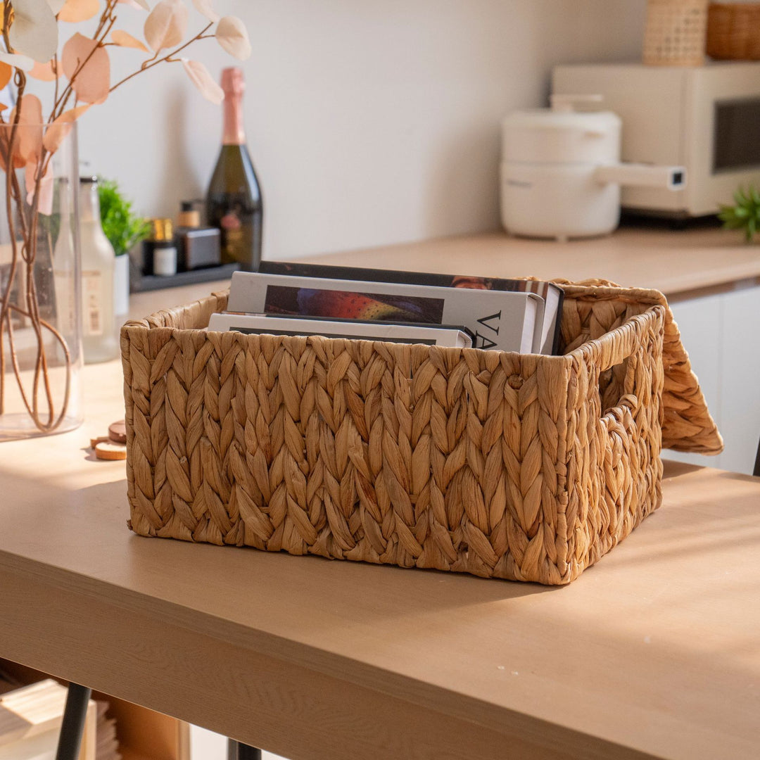 Handwoven Natural Storage Basket Stornfield