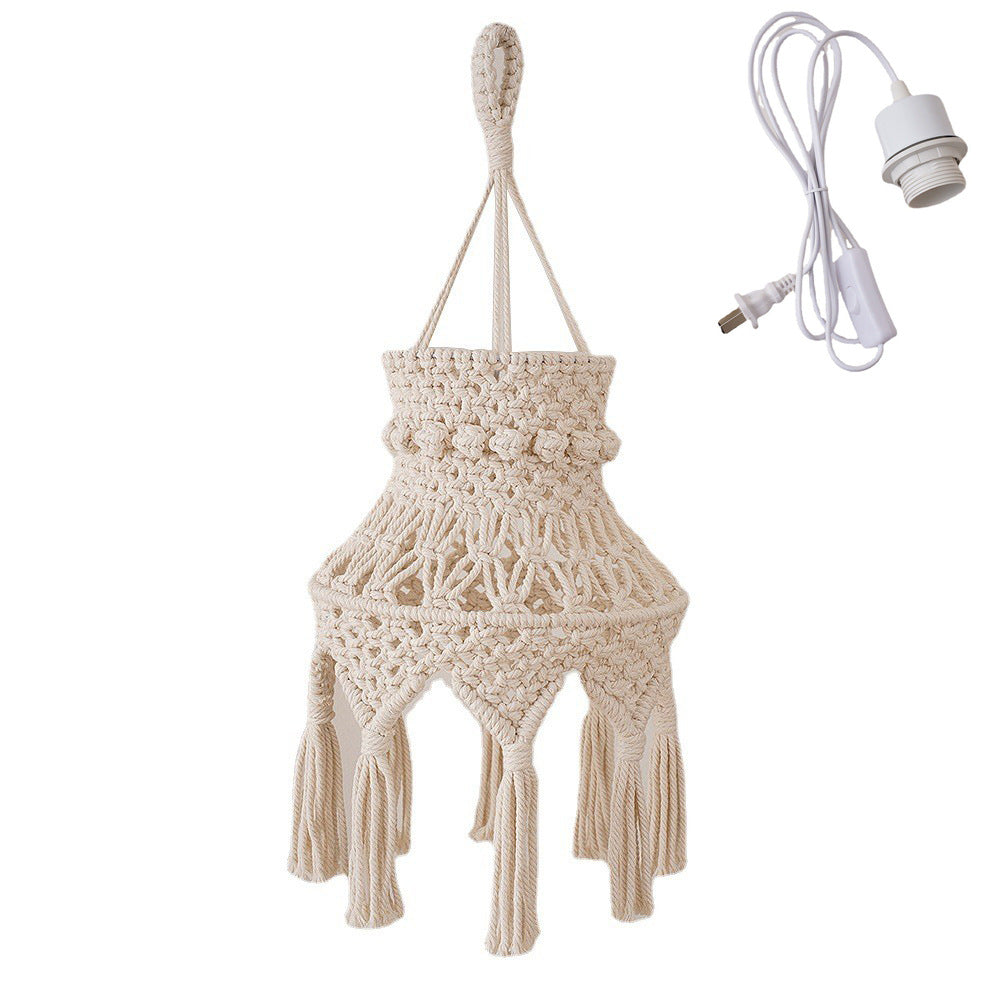Macramé Hanging Light Fixture Stornfield