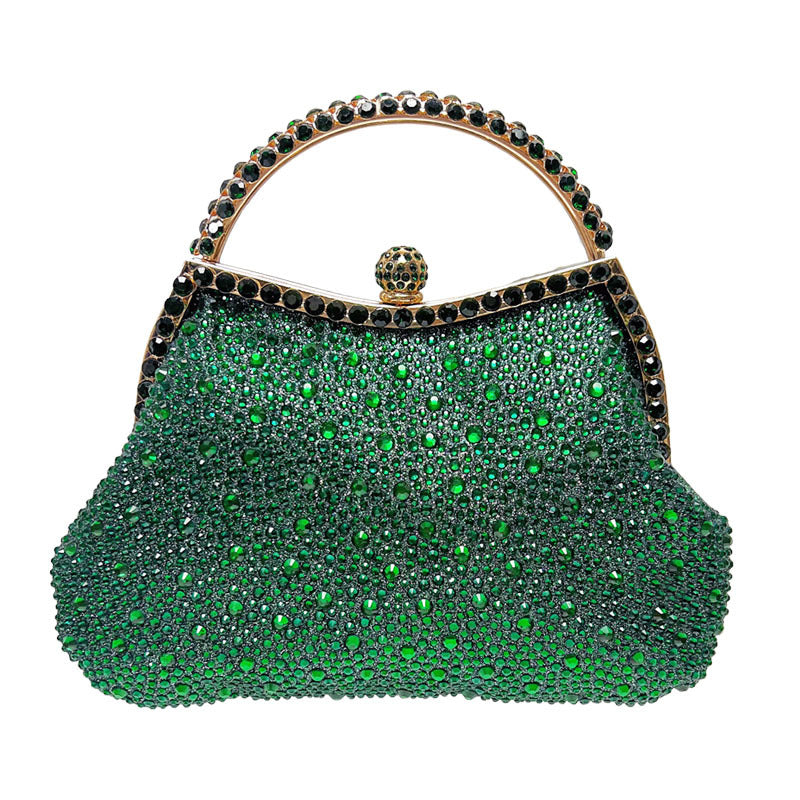 Exquisite Rhinestone-Studded Evening Handbag