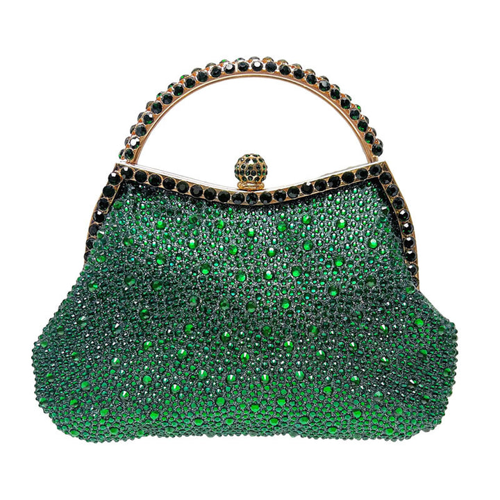 Exquisite Rhinestone-Studded Evening Handbag