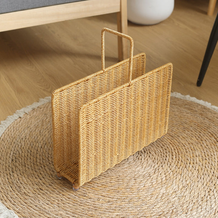 Spacious Woven Magazine Holder Stornfield