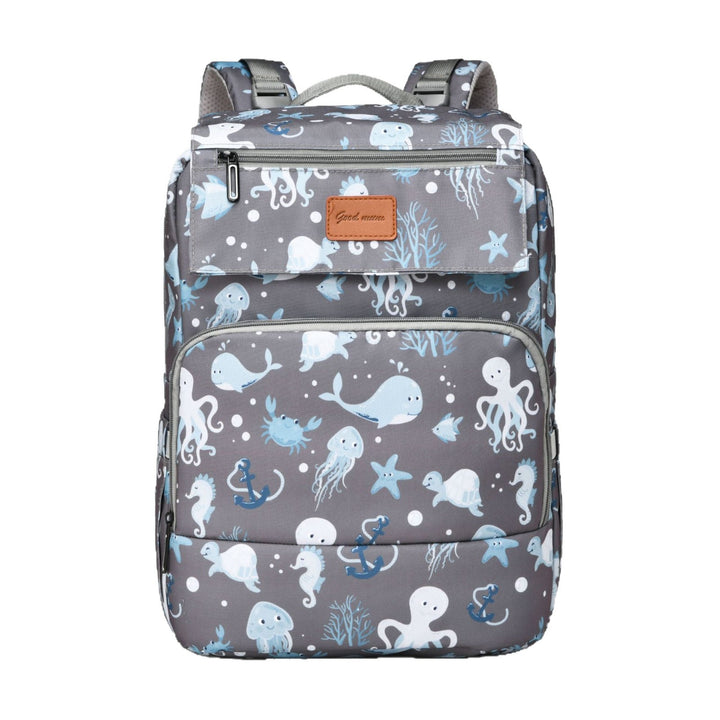 Adventure-Ready Ocean-Themed Backpack Stornfield
