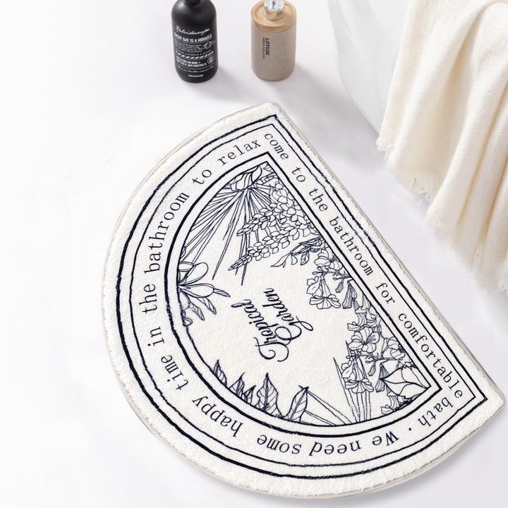 Cozy Bathroom Mat for Home Floor