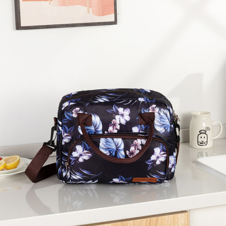 Versatile Leopard Print Travel Tote