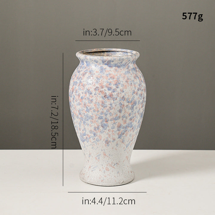 Artistic Glazed Ceramic Vase