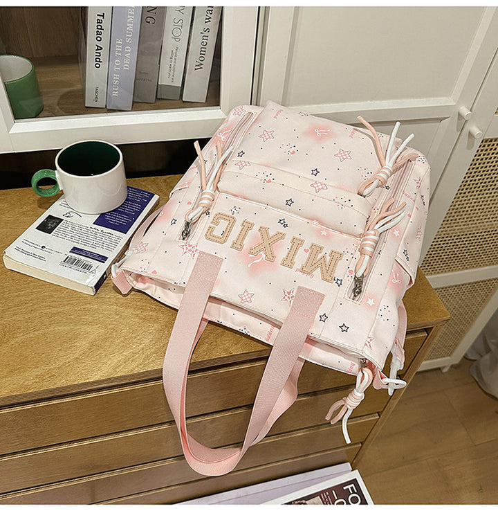 Trendy Illustrated Graphic Backpack Stornfield