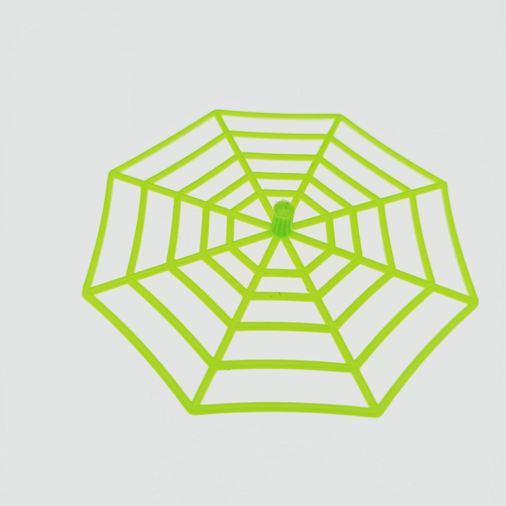 Decorative Halloween Spider Web Mat Stornfield
