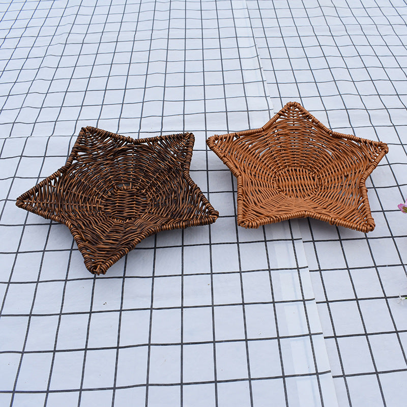 Handmade Star-Shaped Woven Basket Stornfield