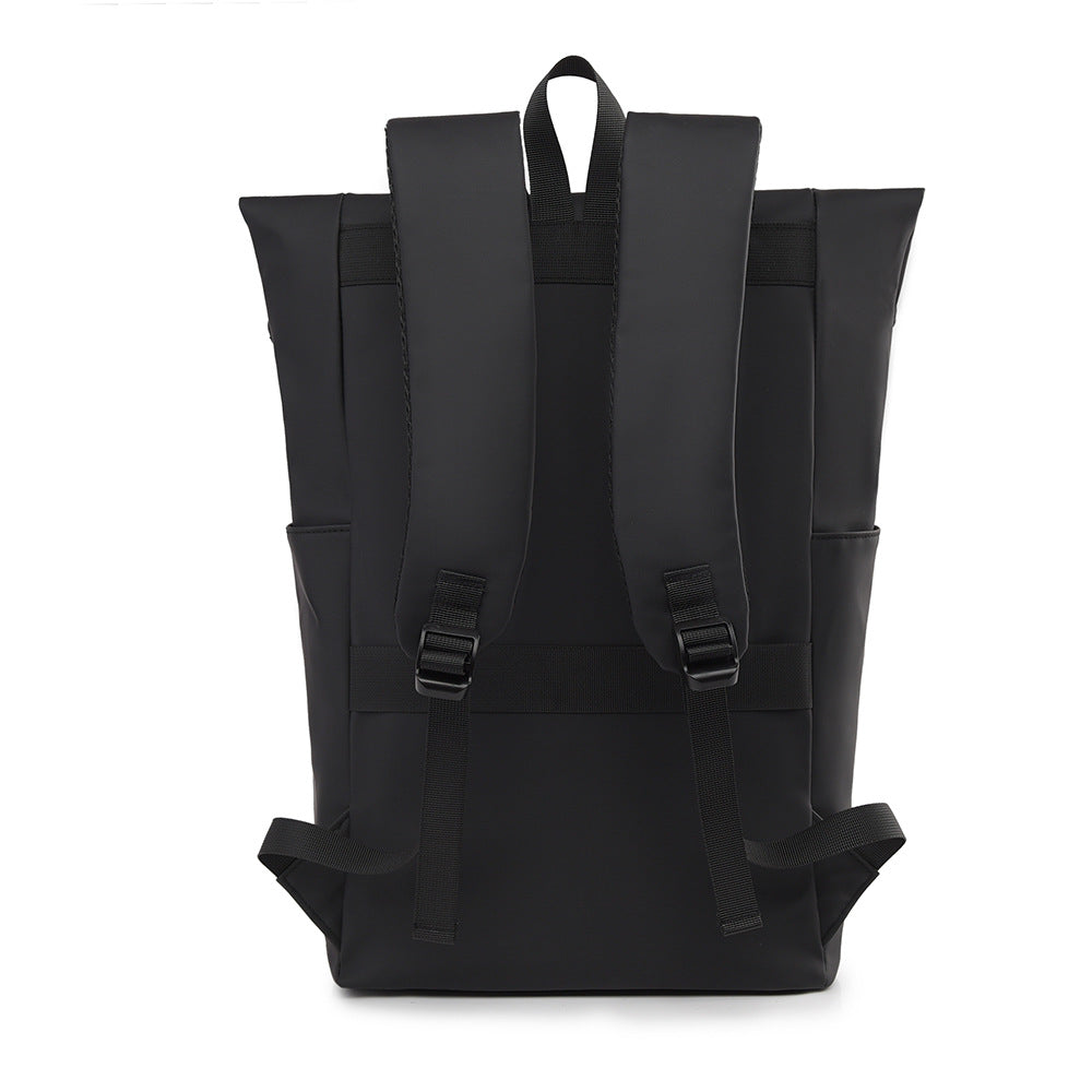 Modern roll top backpack with waterproof material and security closure Stornfield
