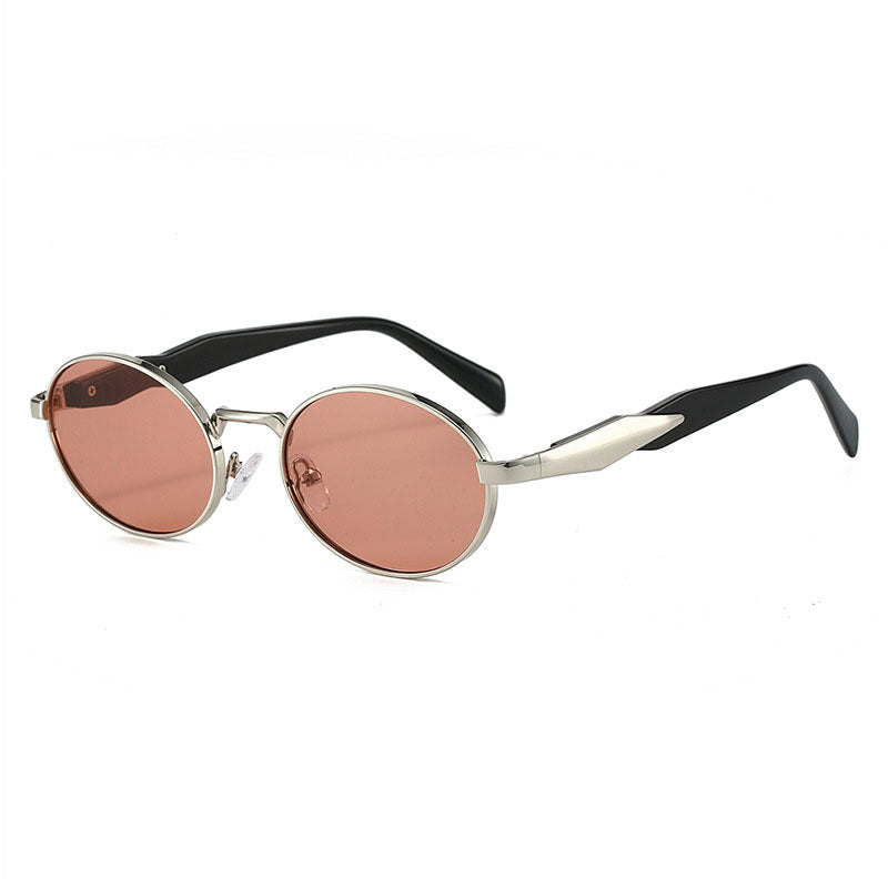 Women's designer sunglasses with high-quality round frame and protective UV filter Stornfield