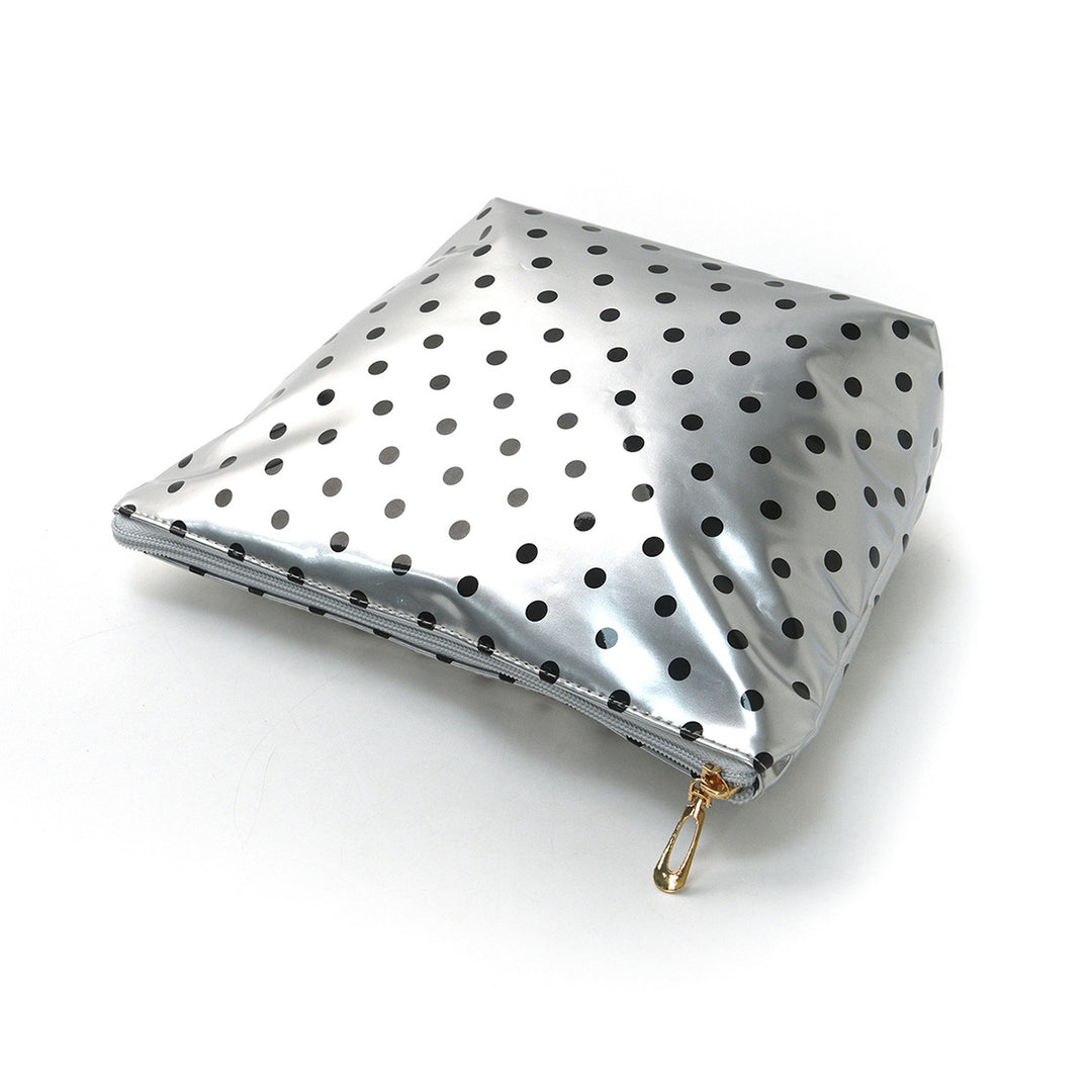 Water-repellent cosmetic bag with polka dot design Stornfield