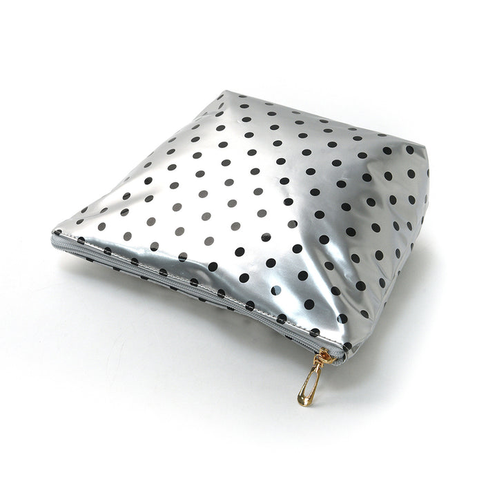 Water-repellent cosmetic bag with polka dot design Stornfield