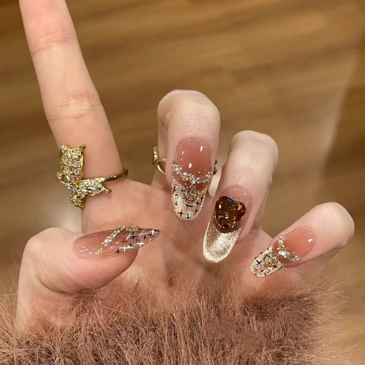 Artistic Elegance Press-On Nail Set Stornfield