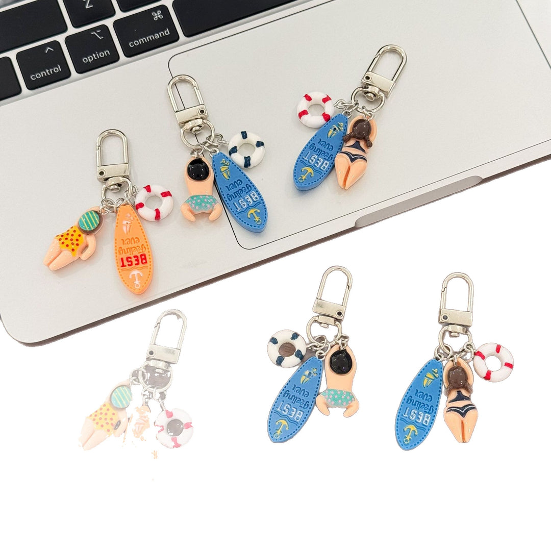 Keychain with Creative Swimming Motif Stornfield