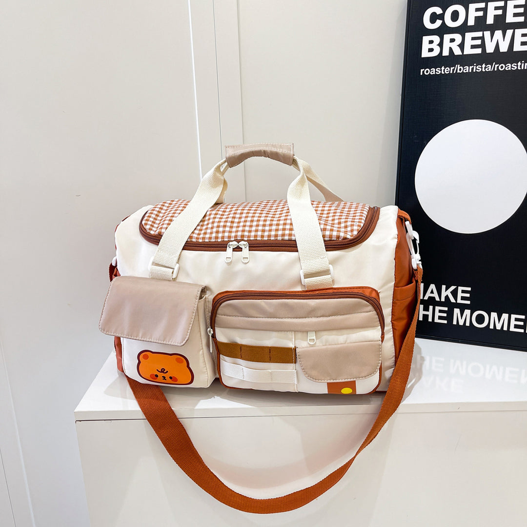 Sporty travel bag with multiple outer pockets Stornfield