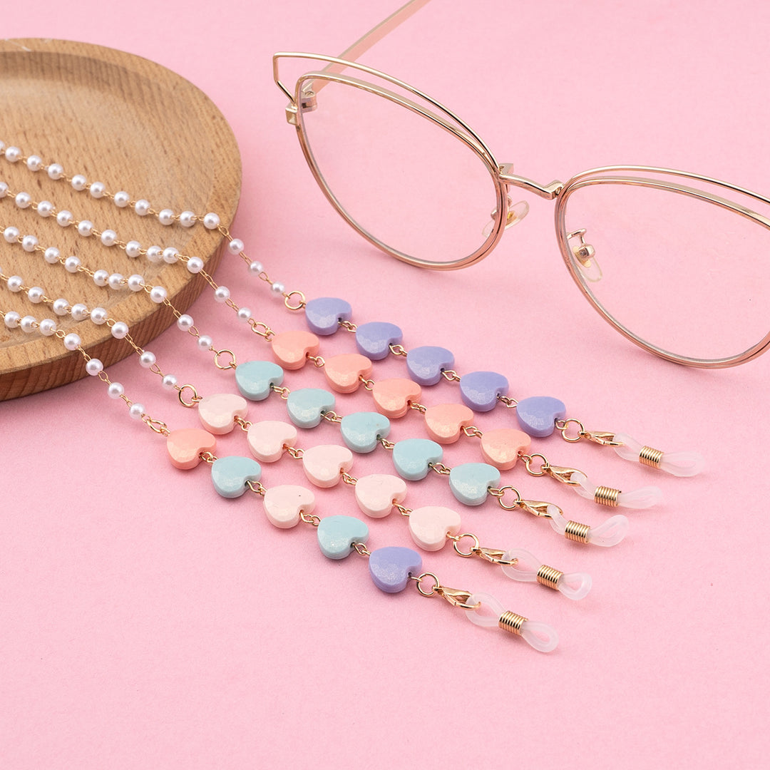 Heart Beaded Eyewear Chain Stornfield