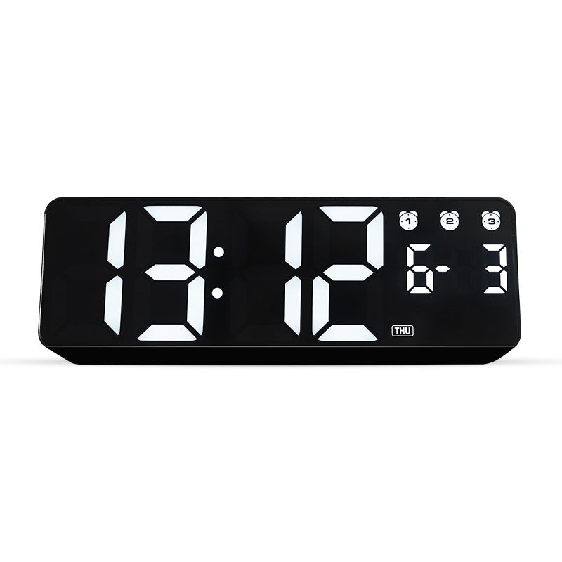 Digital alarm clock with large LED display and multifunctional features Stornfield