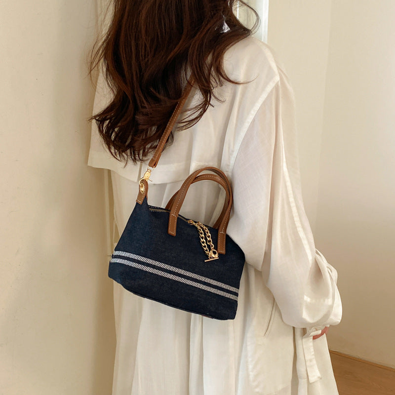 Stylish Denim Tote Bag