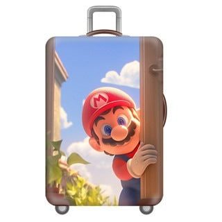 Unisex nan Children's hard shell suitcase with printed front of a well-known video game character, telescopic handle and 360° smooth-rolling wheels Stornfield