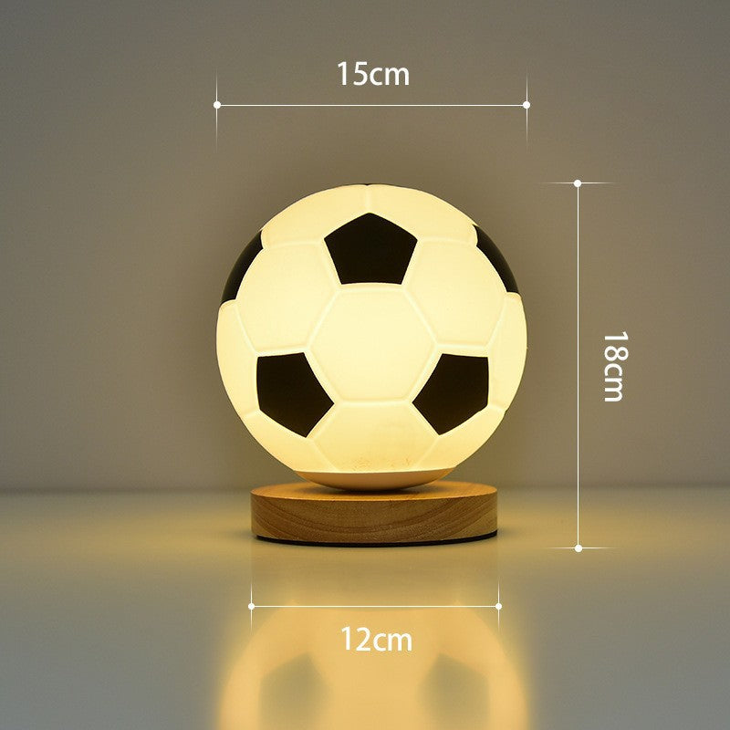 Soccer Ball Shaped Table Lamp