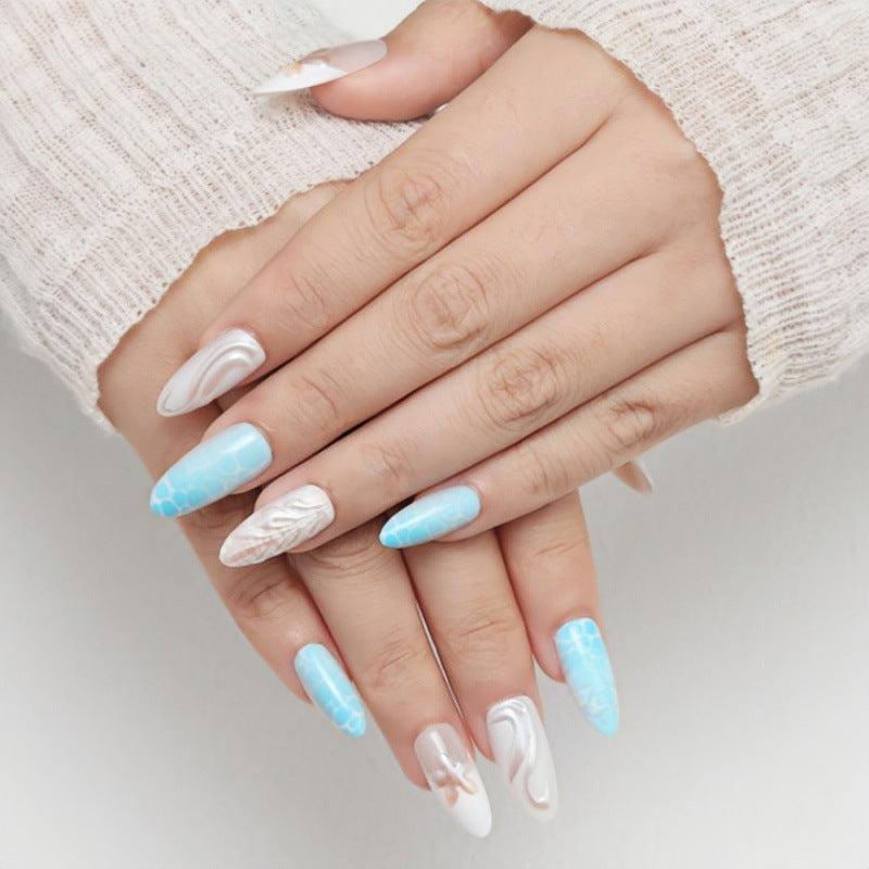 Exclusive art nails with maritime accents Stornfield