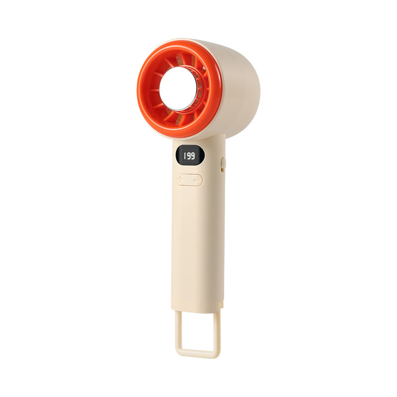 Unisex Portable Hand Fan with Digital Speed Display and Ergonomic Design Stornfield