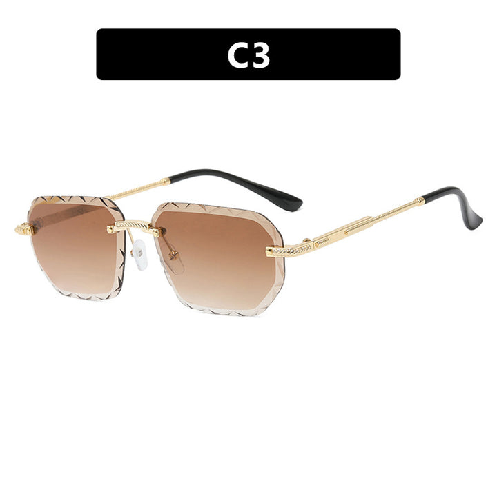 Women's geometric sunglasses with mirrored lenses and sturdy frame Stornfield