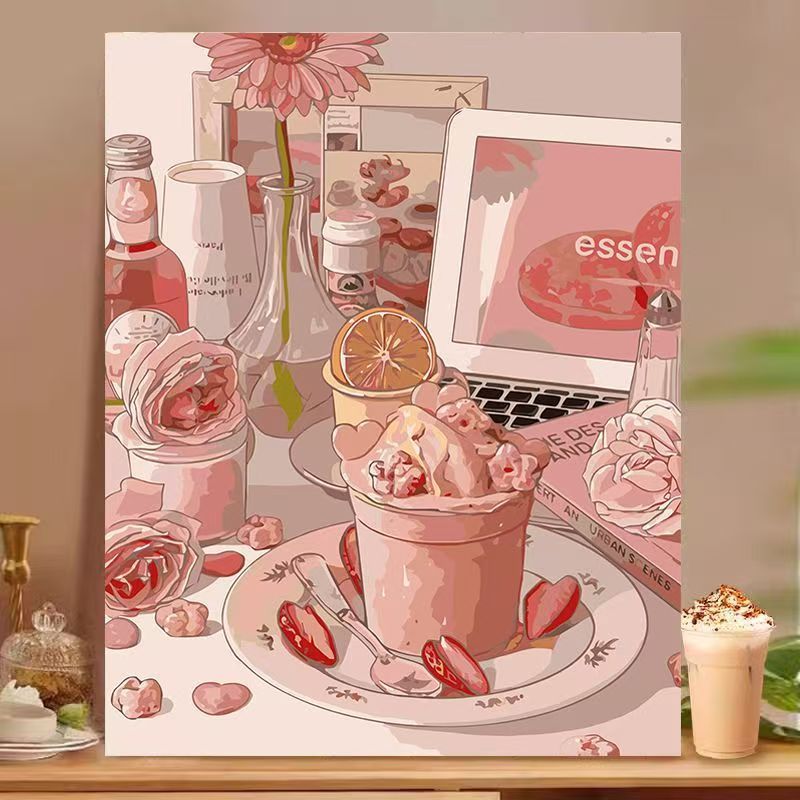 Dessert-Inspired Decorative Canvas Art Stornfield