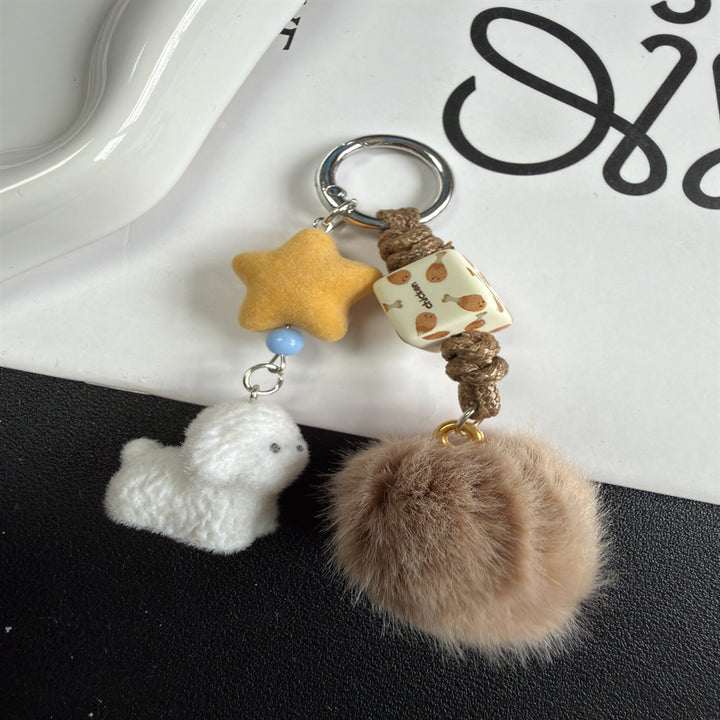 Playful Themed Decorative Keychain Stornfield