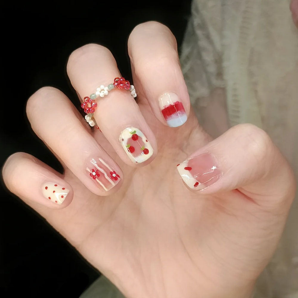 Premium Decorative Press-On Nail Set Stornfield 1787395382