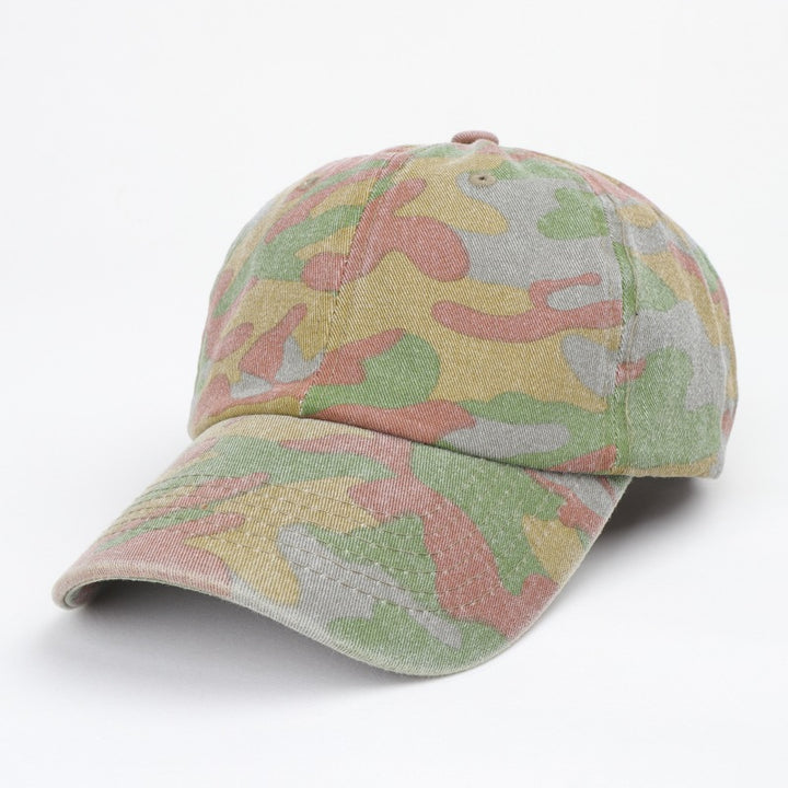 Unisex Camo Print Adjustable Baseball Cap Stornfield