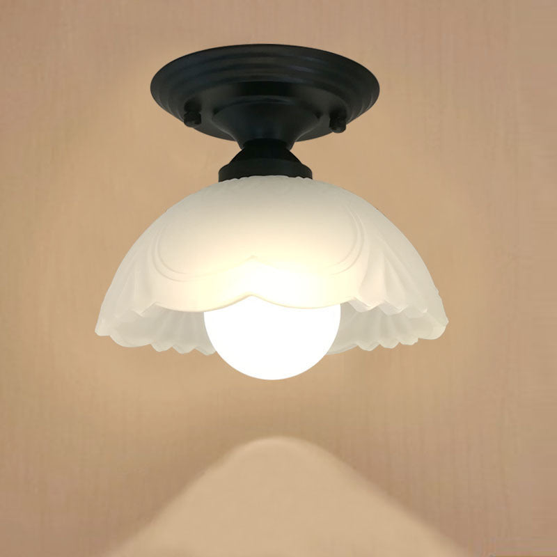 Vintage-Inspired Floral Ceiling Light