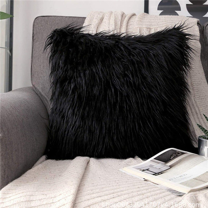 Fluffy cuddle pillow