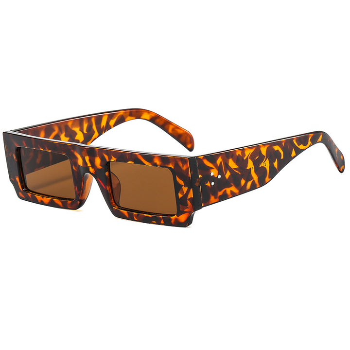 Ladies statement sunglasses with square frame and futuristic design Stornfield