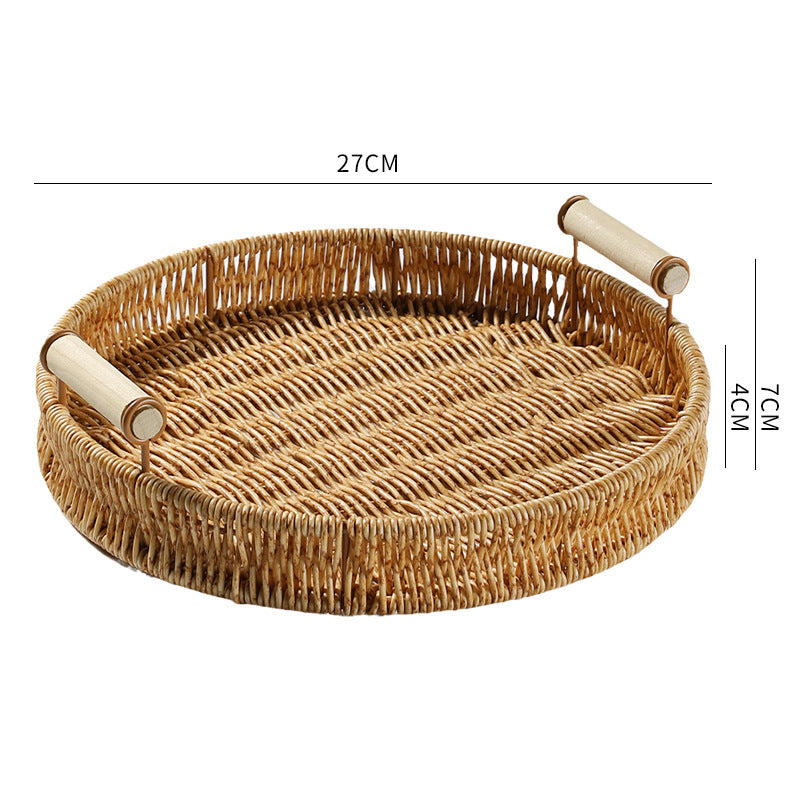 Handcrafted Wicker Storage Basket Stornfield