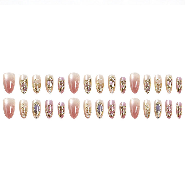 Artful nail set with floral accents Stornfield