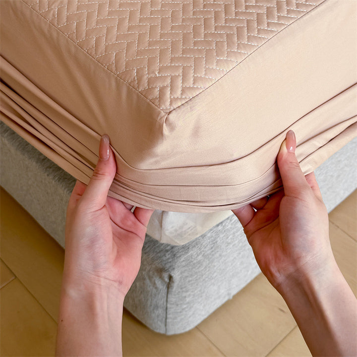 Quilted Waterproof Fitted Mattress Protector