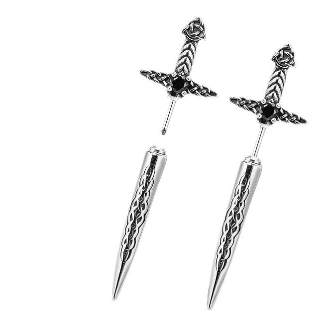 Gothic Sword-Shaped Earrings Stornfield