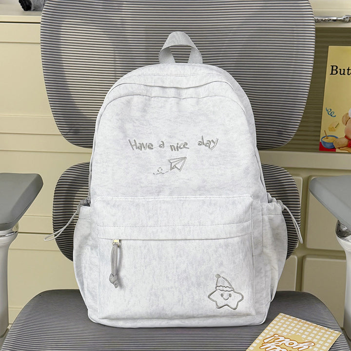 Multi-Functional Emblazoned Casual Backpack Stornfield