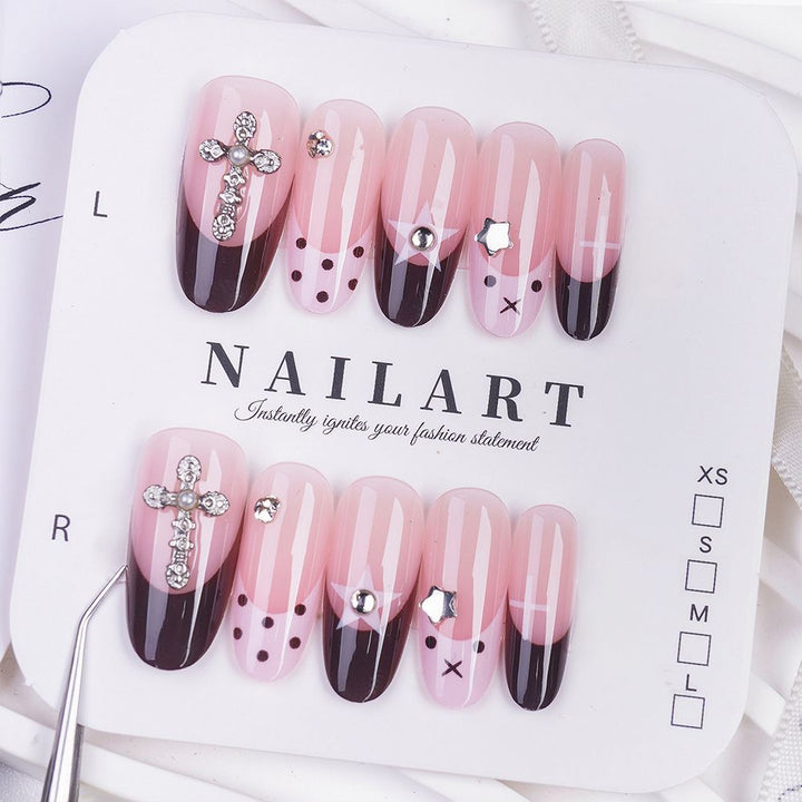 Artificial nails with decorative 3D designs Stornfield