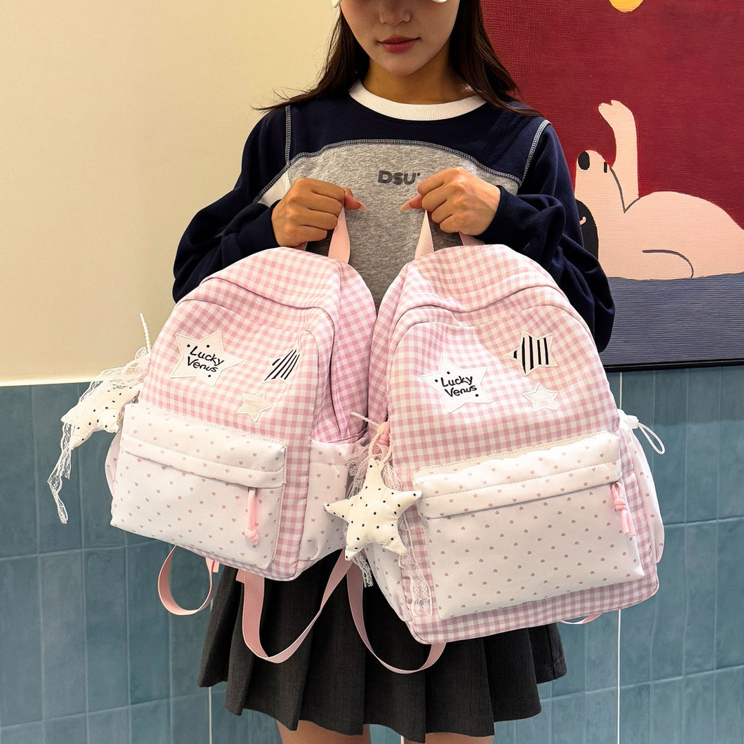 Playful Large Capacity Backpack with Multiple Pockets Stornfield