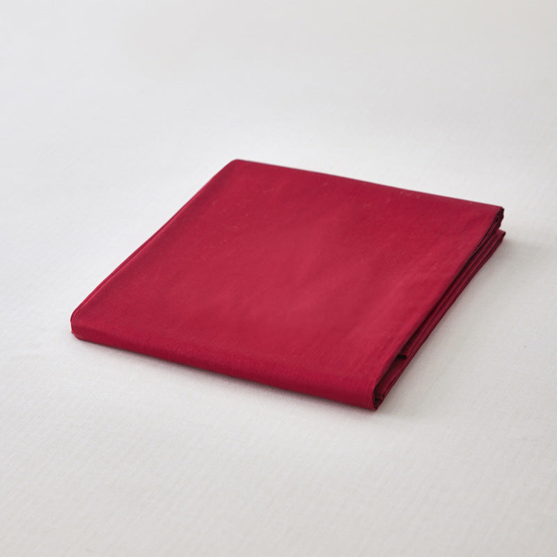Luxury Brushed Cotton Flat Sheet with Breathable Percale Weave