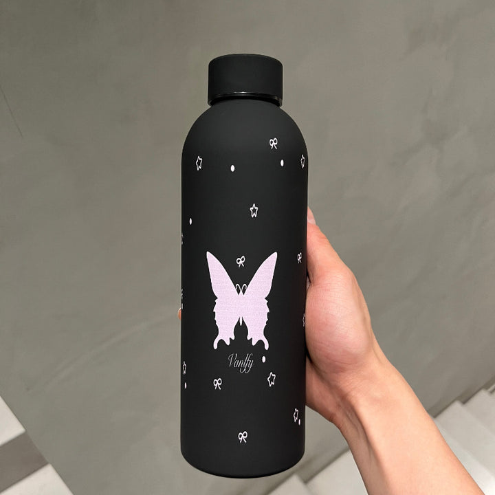 Ladies Insulated Bottle with Playful Dog Motif Stornfield