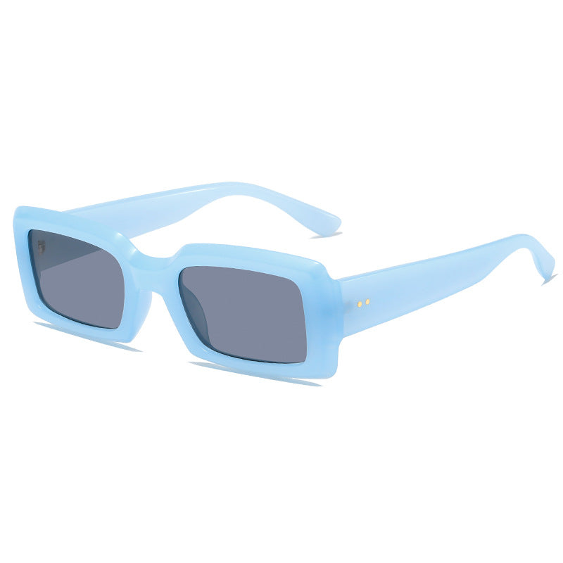 Ladies stylish square sunglasses with mirrored lenses Stornfield
