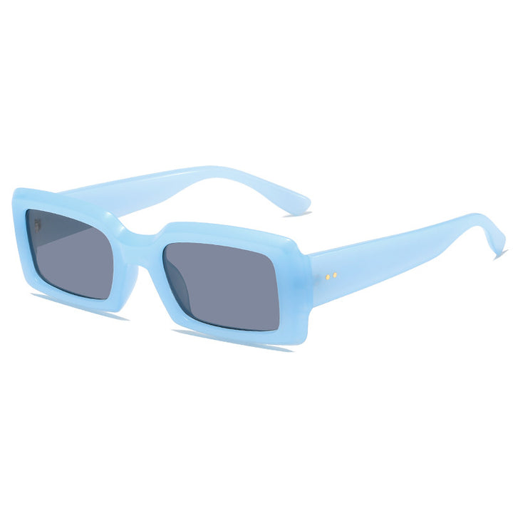 Ladies stylish square sunglasses with mirrored lenses Stornfield