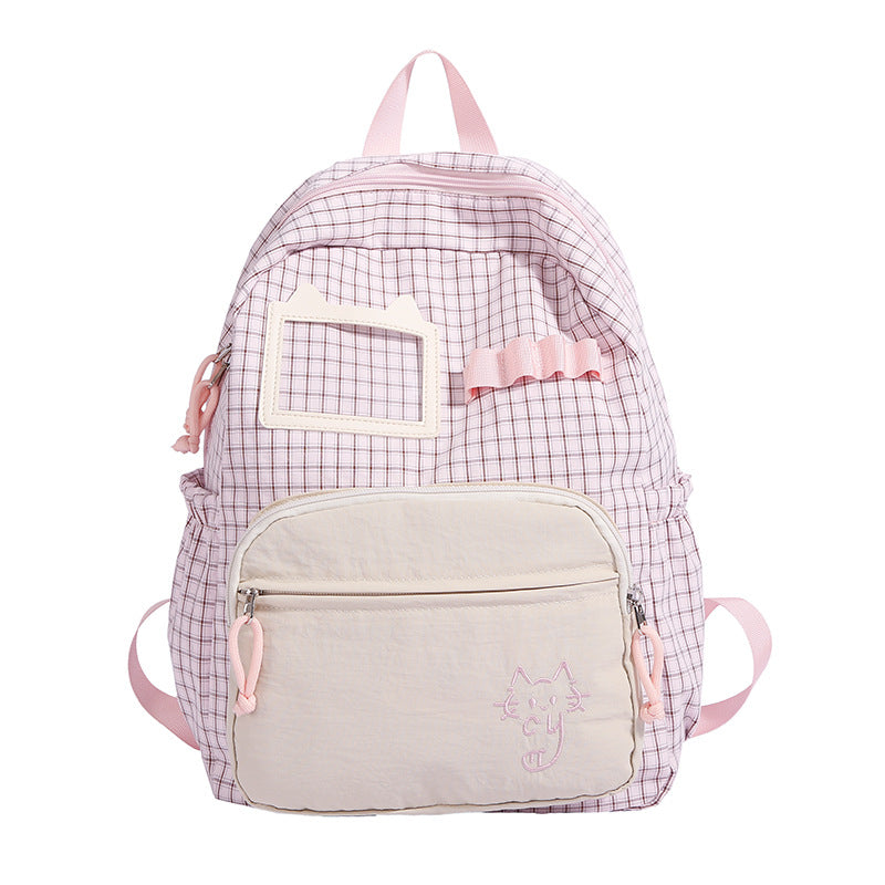 Cute Illustrated Cat Design Backpack Stornfield