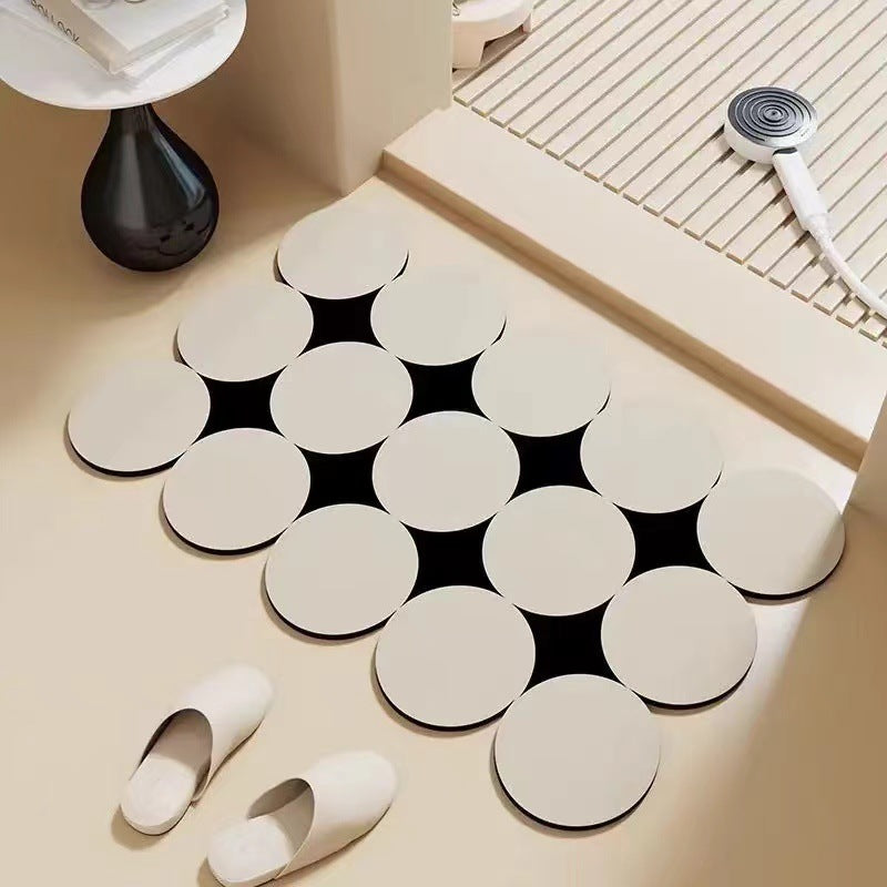 Abstract Pattern Bath Mat