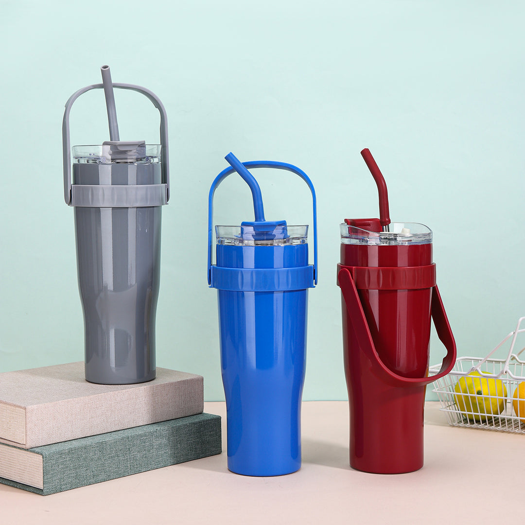 Women's drinking cup with straw Stornfield