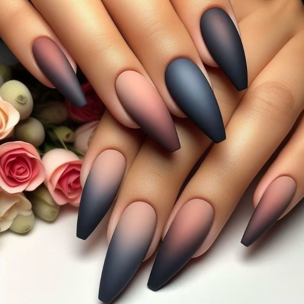Matte Ombre Stiletto Press-On Nails Stornfield