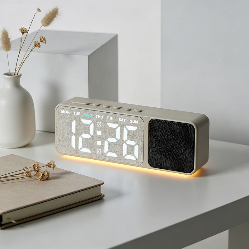 Digital LED alarm clock with multicolor lighting Stornfield